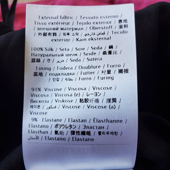 Valentino ! Pleated striped silk-georgette midi skirt (42) - Picture 11 of 15